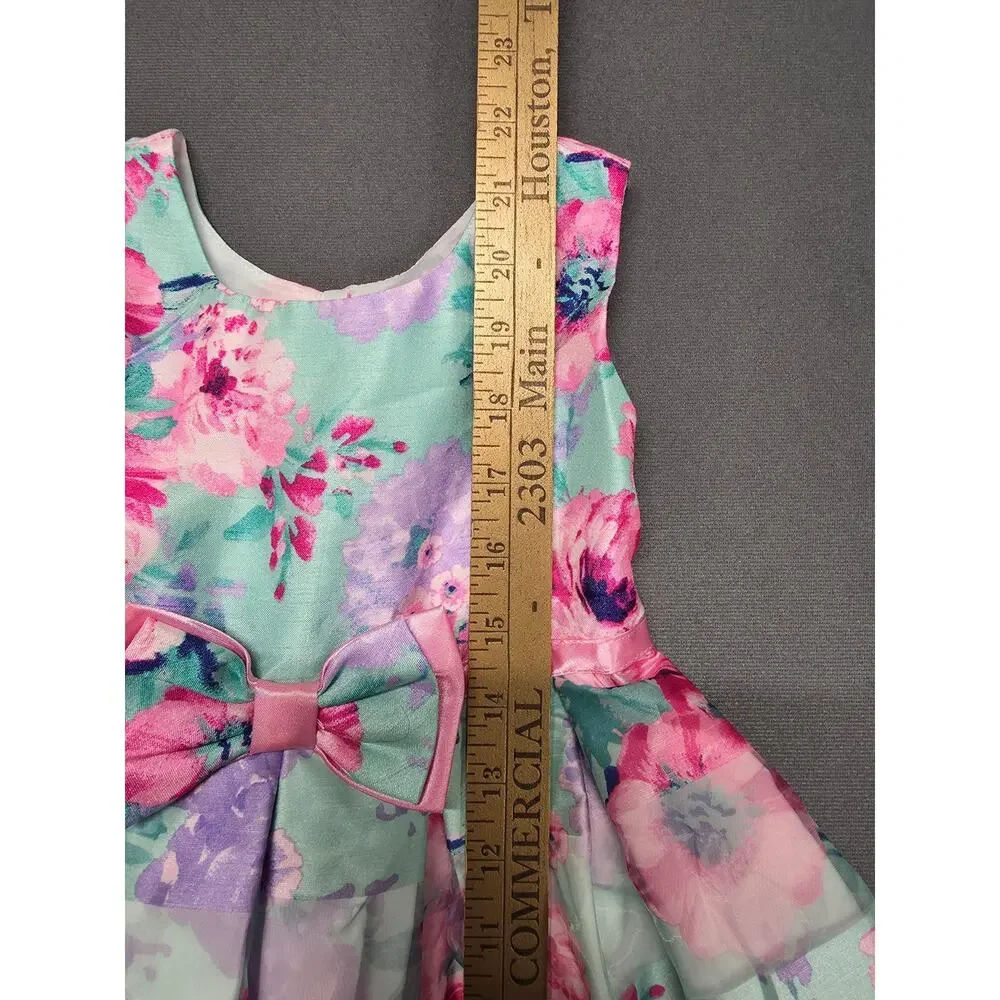 Jona Michelle Girls’ Special Occasion/Party Dress Floral Spring Wedding Size 3T